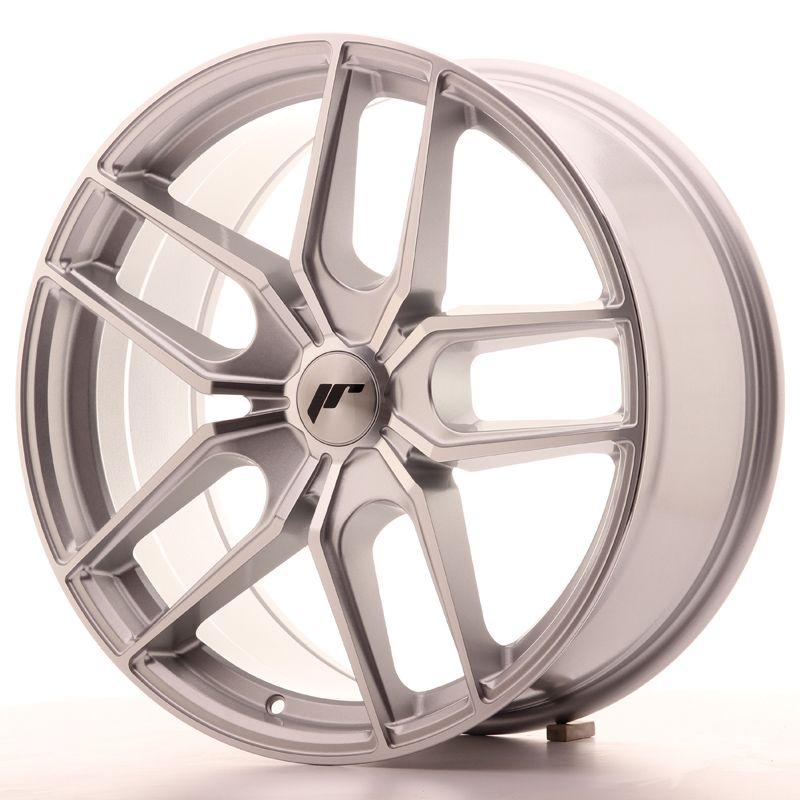 Image of JR-Wheels JR25 Velgen 19 Inch 8.5J ET40 Custom PCD Silver Machined Face