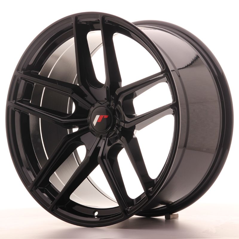 Image of JR-Wheels JR25 Velgen 20 Inch 10J ET20-40 Custom PCD Gloss Black