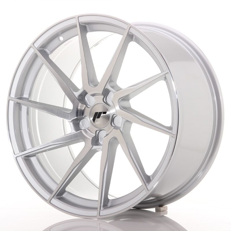 Image of JR-Wheels JR36 Velgen 20 Inch 10J ET20-45 Custom PCD Silver Brushed