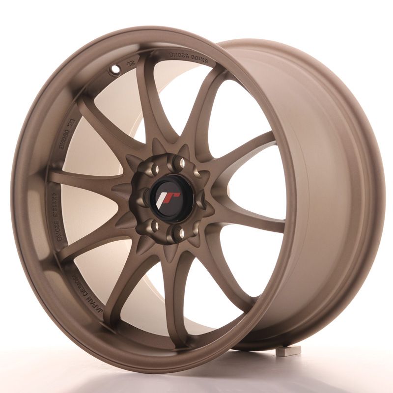 Image of JR-Wheels JR5 Velgen 17 Inch 9.5J ET35 5x100,5x114.3 Dark Anodized Bronze