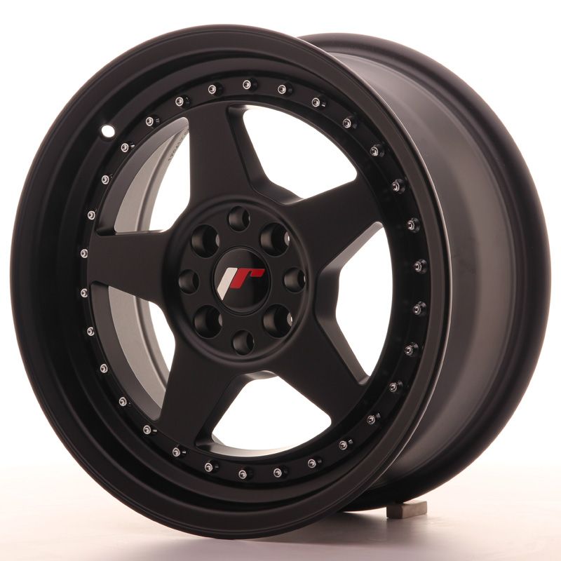 Image of JR-Wheels JR6 Velgen 16 Inch 7J ET25 4x100,4x108 Flat Black