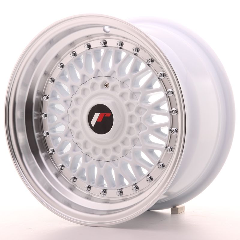 Image of JR-Wheels JR9 Velgen 15 Inch 8J ET15 4x100,4x114.3 White Machined