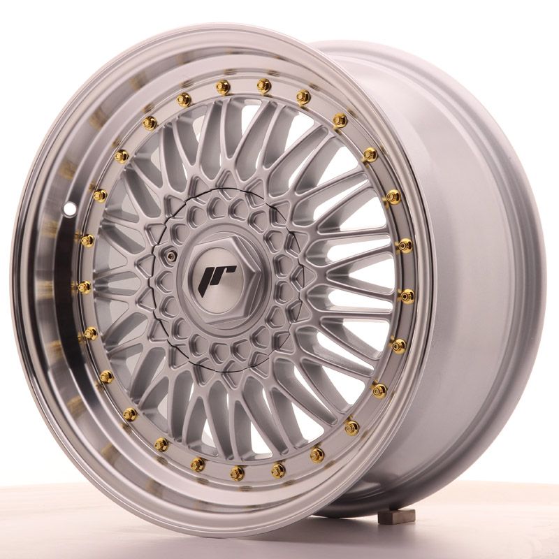 Image of JR-Wheels JR9 Velgen 17 Inch 7.5J ET35 5x108,5x112 Silver Machined Lip