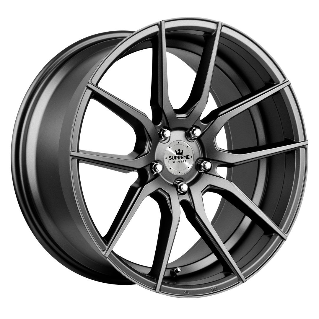 Image of Supreme Wheels SP.02 Velgen 20 Inch 8.5J ET35 5x120 Flat Graphite