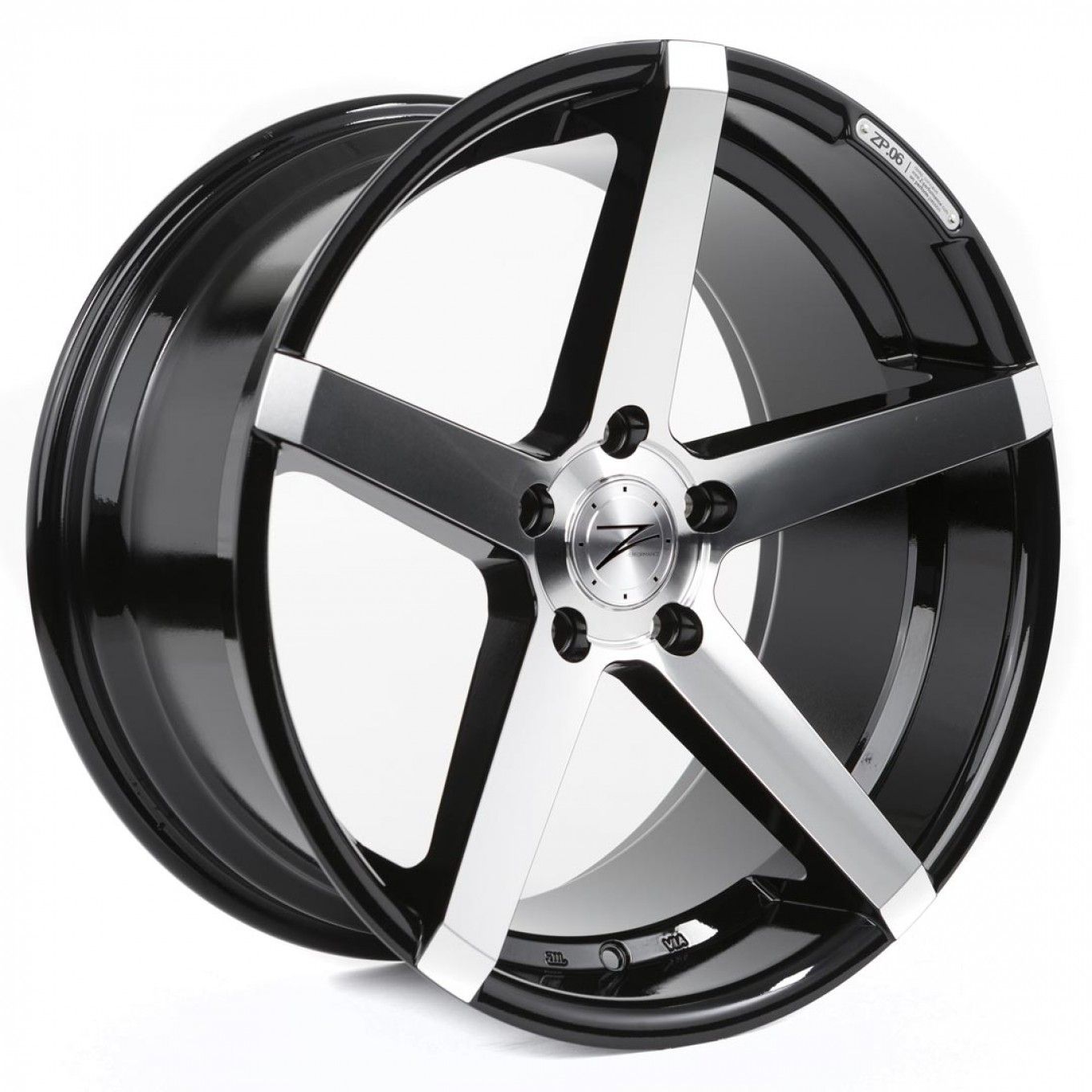 Image of Z-Performance ZP.06 Velgen 20 Inch 8.5J ET35 5x120 Phantom Black/Polish
