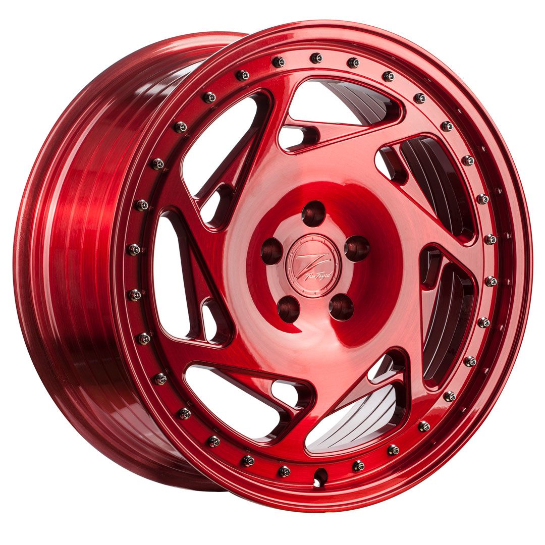 Image of Z-Performance ZP5.1 Velgen 19 Inch 8.5J ET45 5x112 Brushed Candy Red