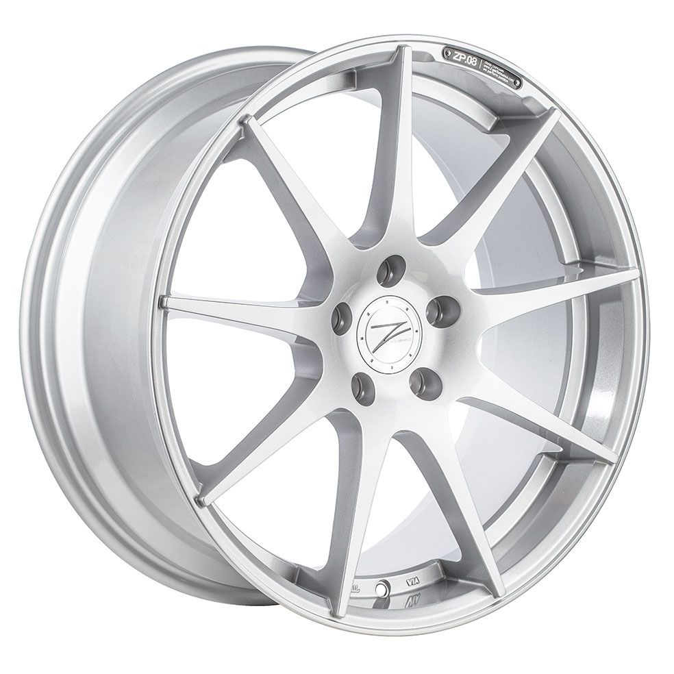 Image of Z-Performance ZP.08 Velgen 19 Inch 9.5J ET35 5x120 Sparkling Silver