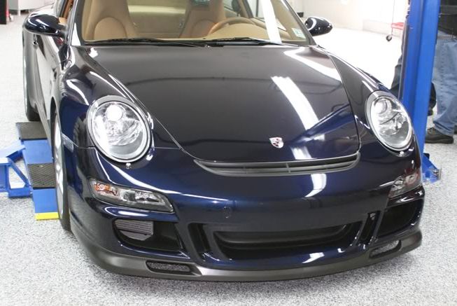 Image of PU Design Voor Bumper Lip GT3 Style Zwart Polyurethane Porsche 911