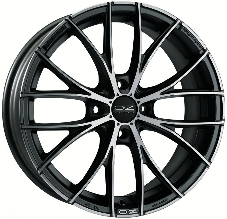 Image of OZ-Racing Italia 150 Velgen 17 Inch 7J ET37 4x98 Flat Dark Graphite Machined