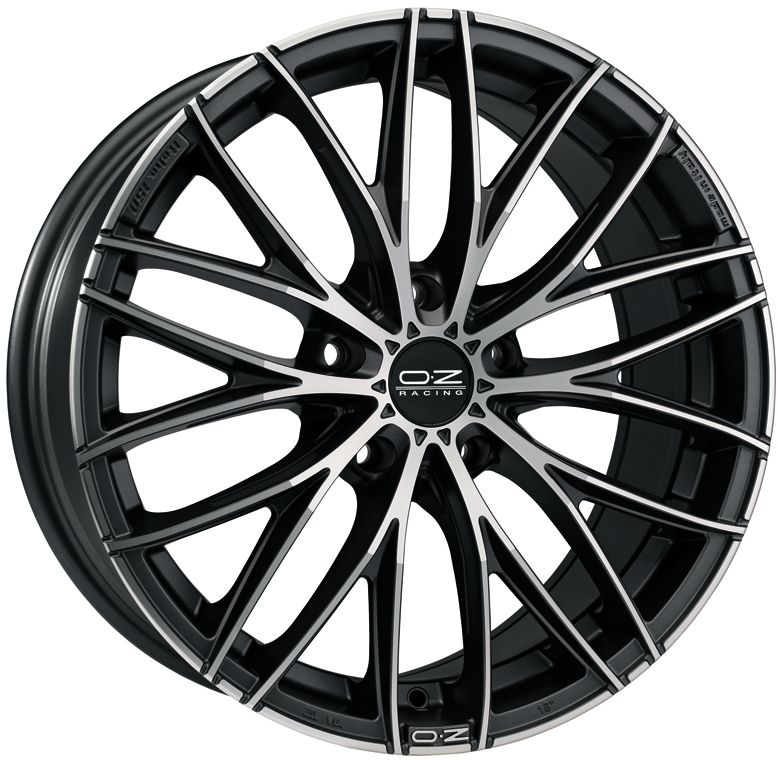Image of OZ-Racing Italia 150 Velgen 17 Inch 7J ET35 5x100 Flat Dark Graphite Machined