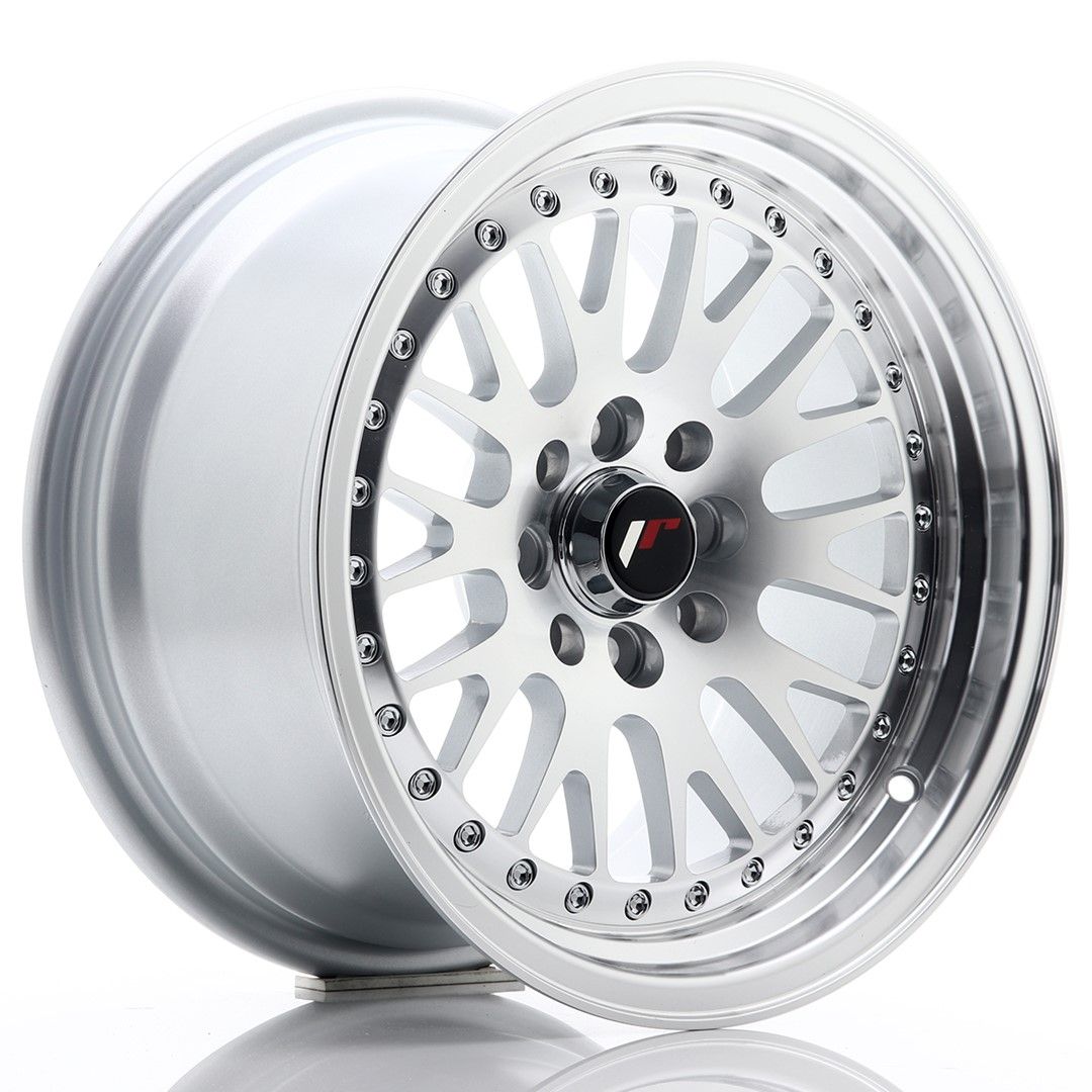 Image of JR-Wheels JR10 Velgen 15 Inch 8J ET20 4x100,4x108 Silver Machined Face