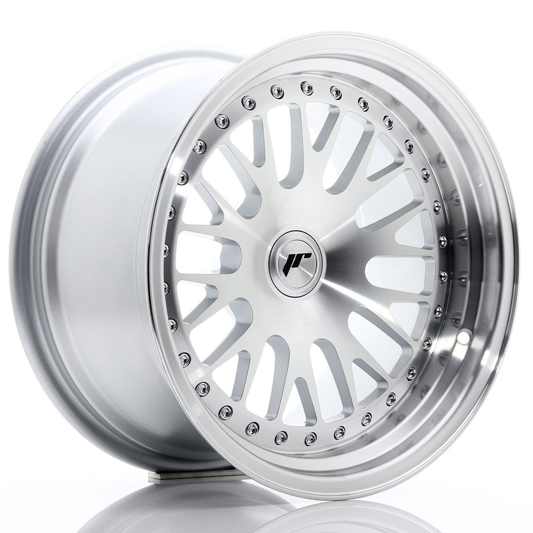 Image of JR-Wheels JR10 Velgen 16 Inch 9J ET10-20 Custom PCD Silver Machined Face