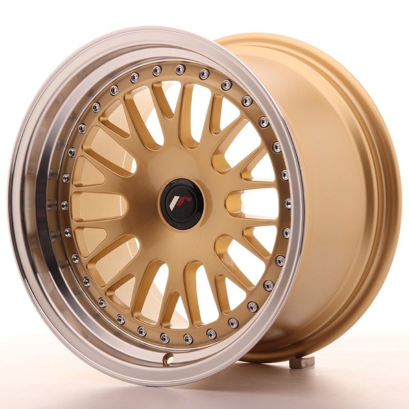 Image of JR-Wheels JR10 Velgen 16 Inch 9J ET20 Custom PCD Gold Machined
