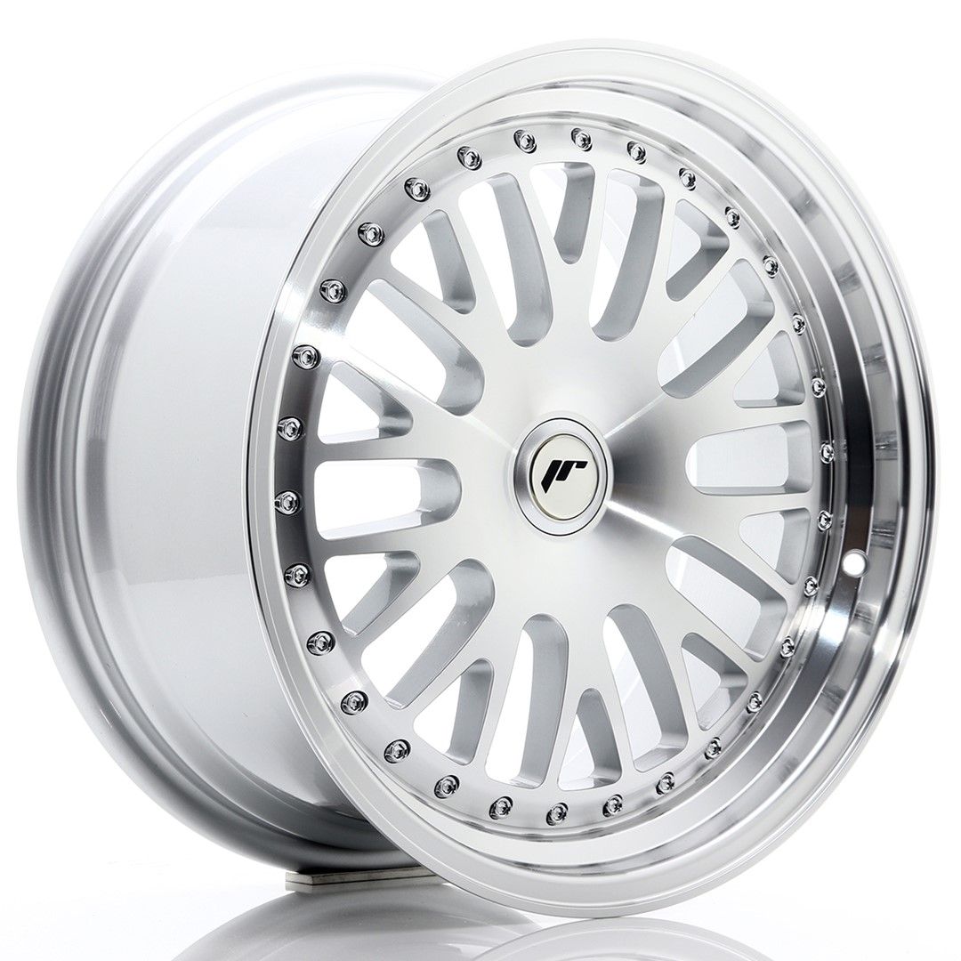 Image of JR-Wheels JR10 Velgen 17 Inch 8J ET35 Custom PCD Silver Machined Face