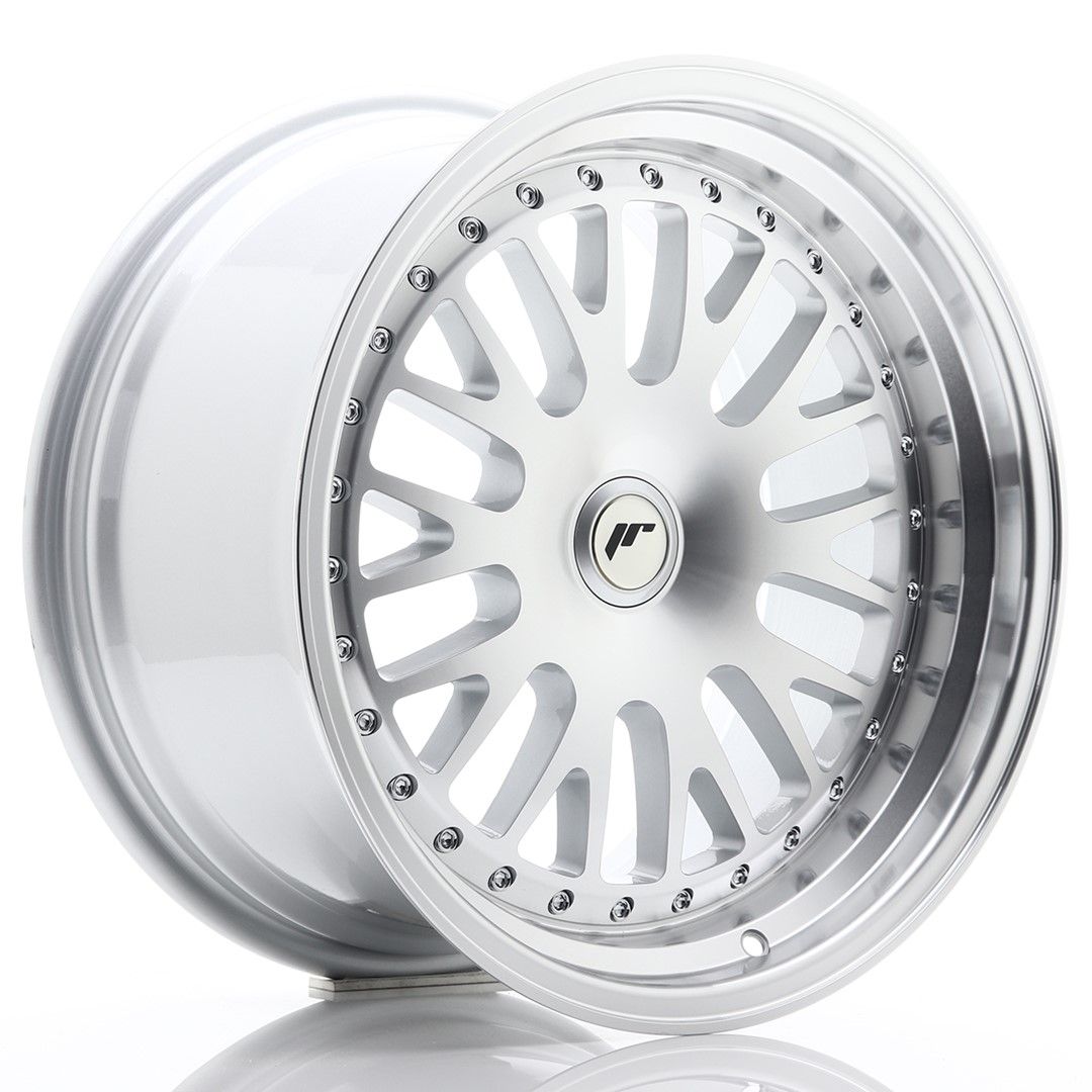 Image of JR-Wheels JR10 Velgen 17 Inch 9J ET25-30 Custom PCD Silver Machined Face