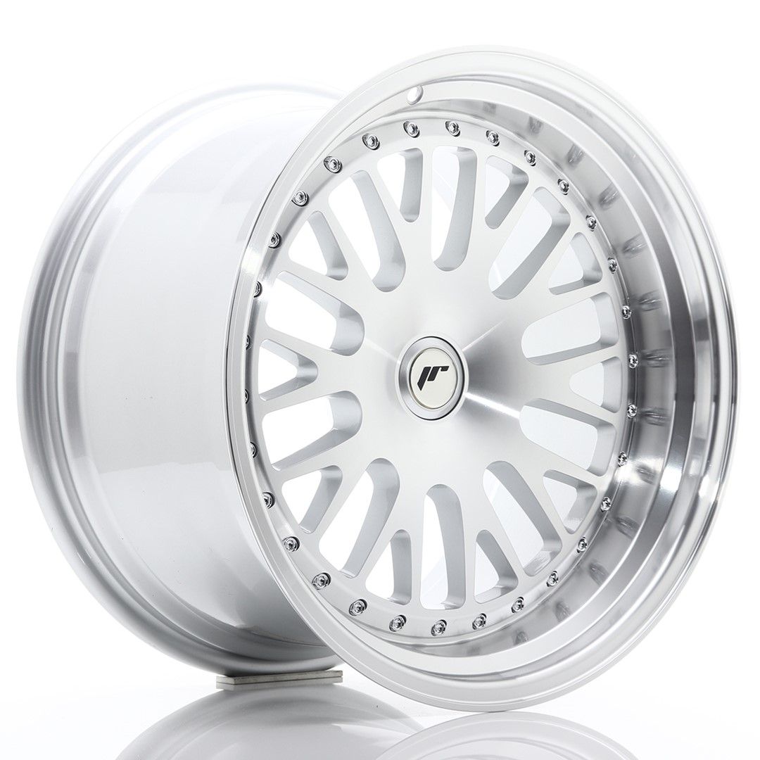 Image of JR-Wheels JR10 Velgen 18 Inch 10.5J ET12-25 Custom PCD Silver Machined Face