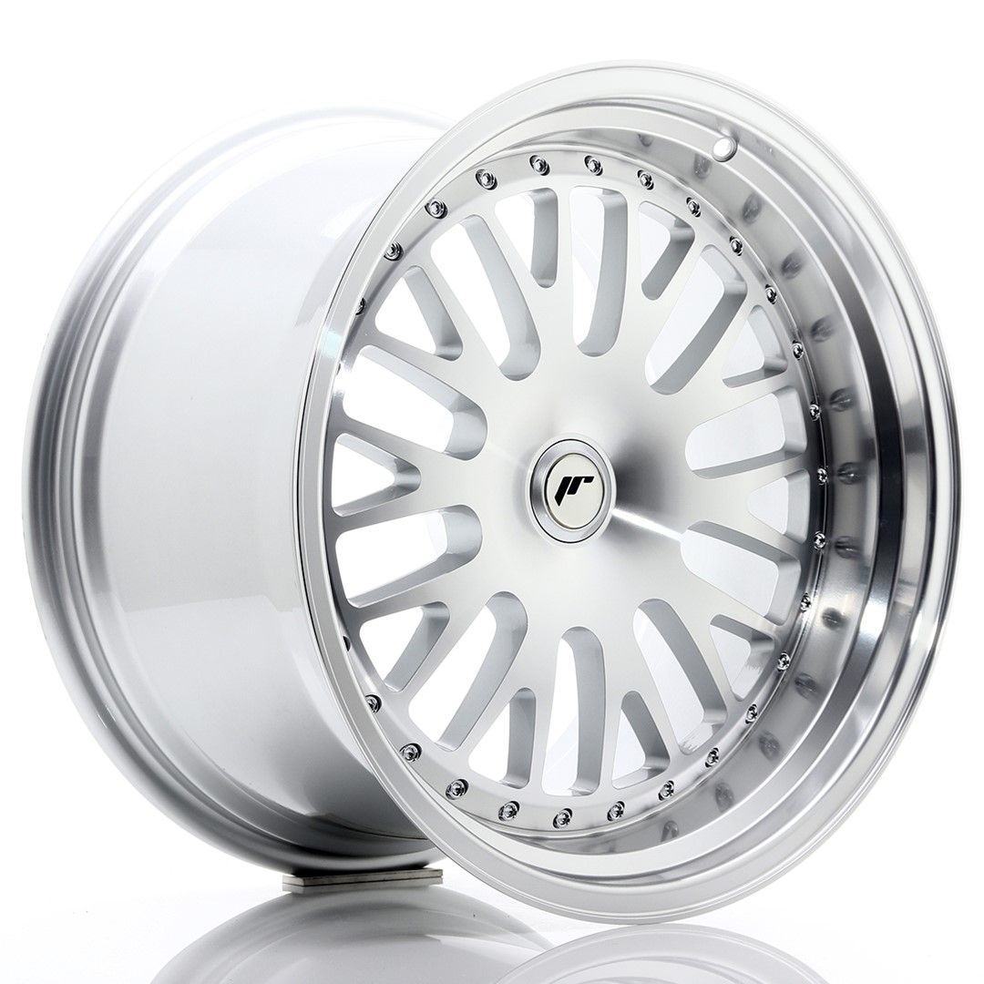 Image of JR-Wheels JR10 Velgen 19 Inch 11J ET15-30 Custom PCD Silver Machined Face