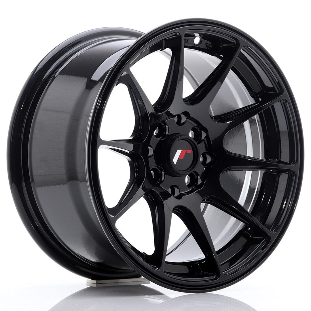 Image of JR-Wheels JR11 Velgen 15 Inch 8J ET25 4x100,4x114.3 Gloss Black
