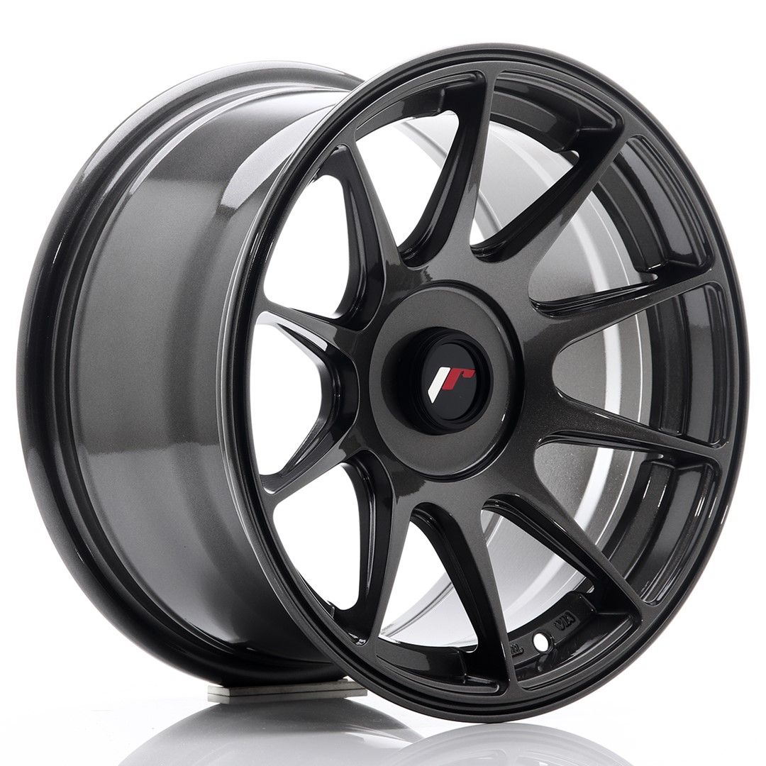 Image of JR-Wheels JR11 Velgen 15 Inch 8J ET25 Custom PCD Hyper Gray