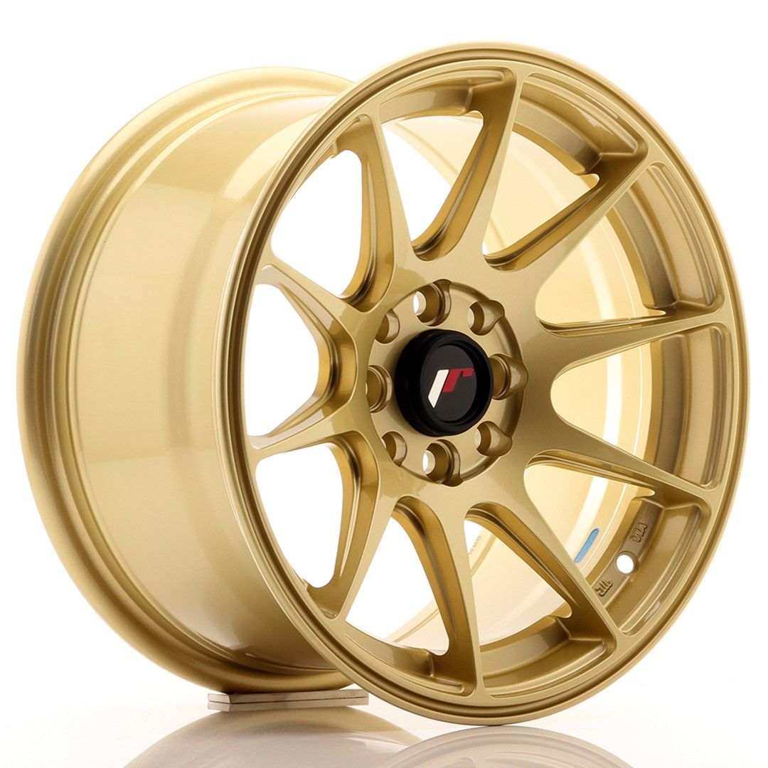Image of JR-Wheels JR11 Velgen 15 Inch 8J ET25 4x100,4x108 Gold