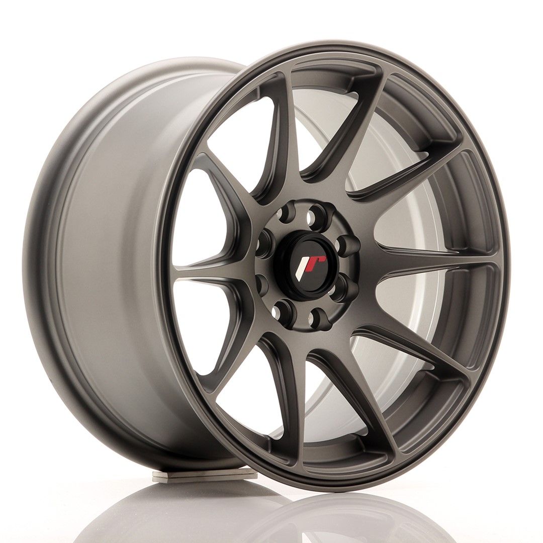 Image of JR-Wheels JR11 Velgen 15 Inch 8J ET25 4x100,4x108 Flat Gun Metal