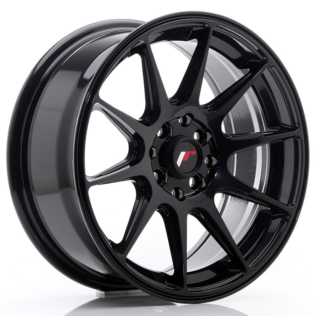 Image of JR-Wheels JR11 Velgen 16 Inch 7J ET30 4x100,4x114.3 Gloss Black