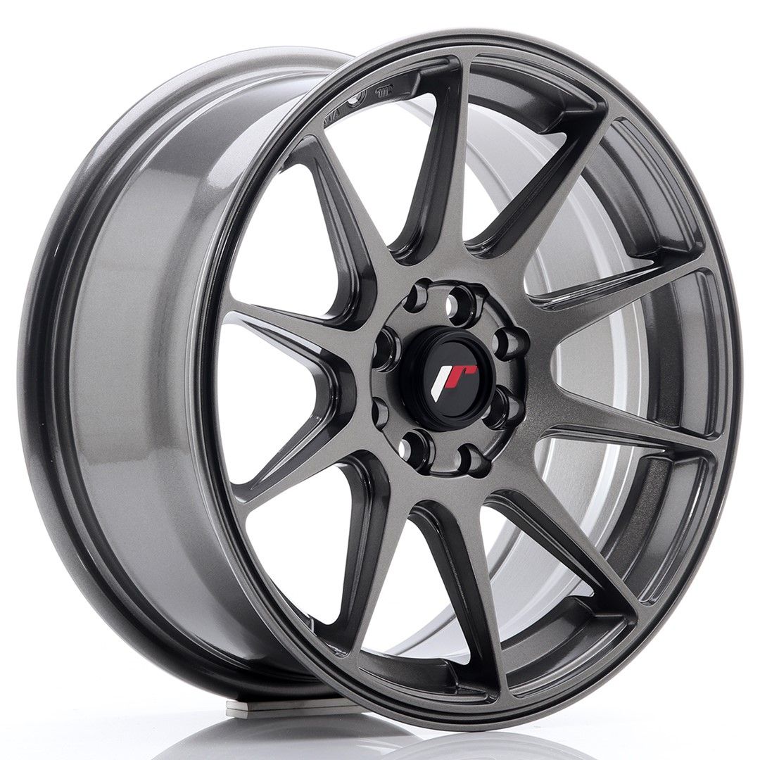 Image of JR-Wheels JR11 Velgen 16 Inch 7J ET30 4x100,4x114.3 Hyper Gray