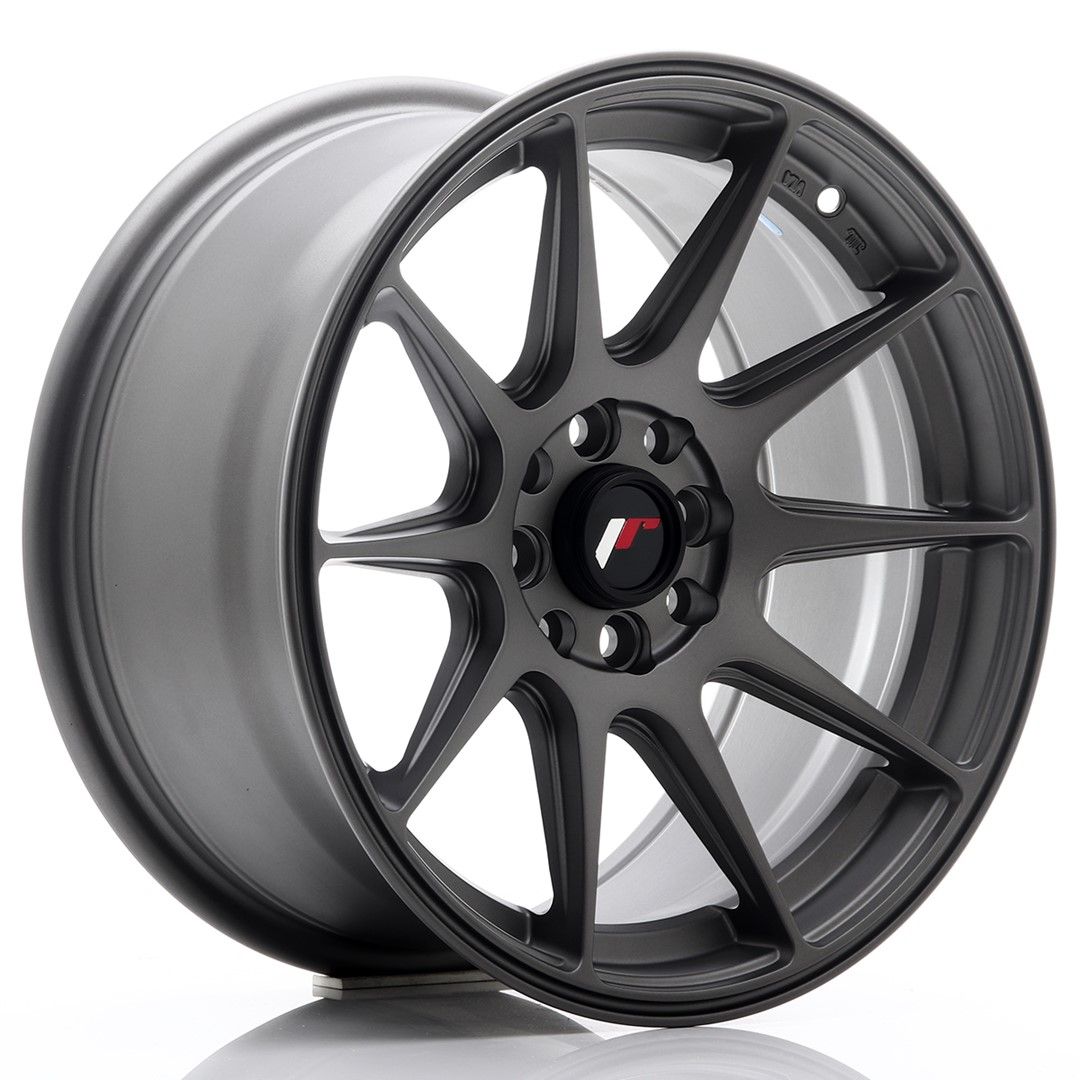 Image of JR-Wheels JR11 Velgen 16 Inch 8J ET25 5x100,5x114.3 Flat Gun Metal