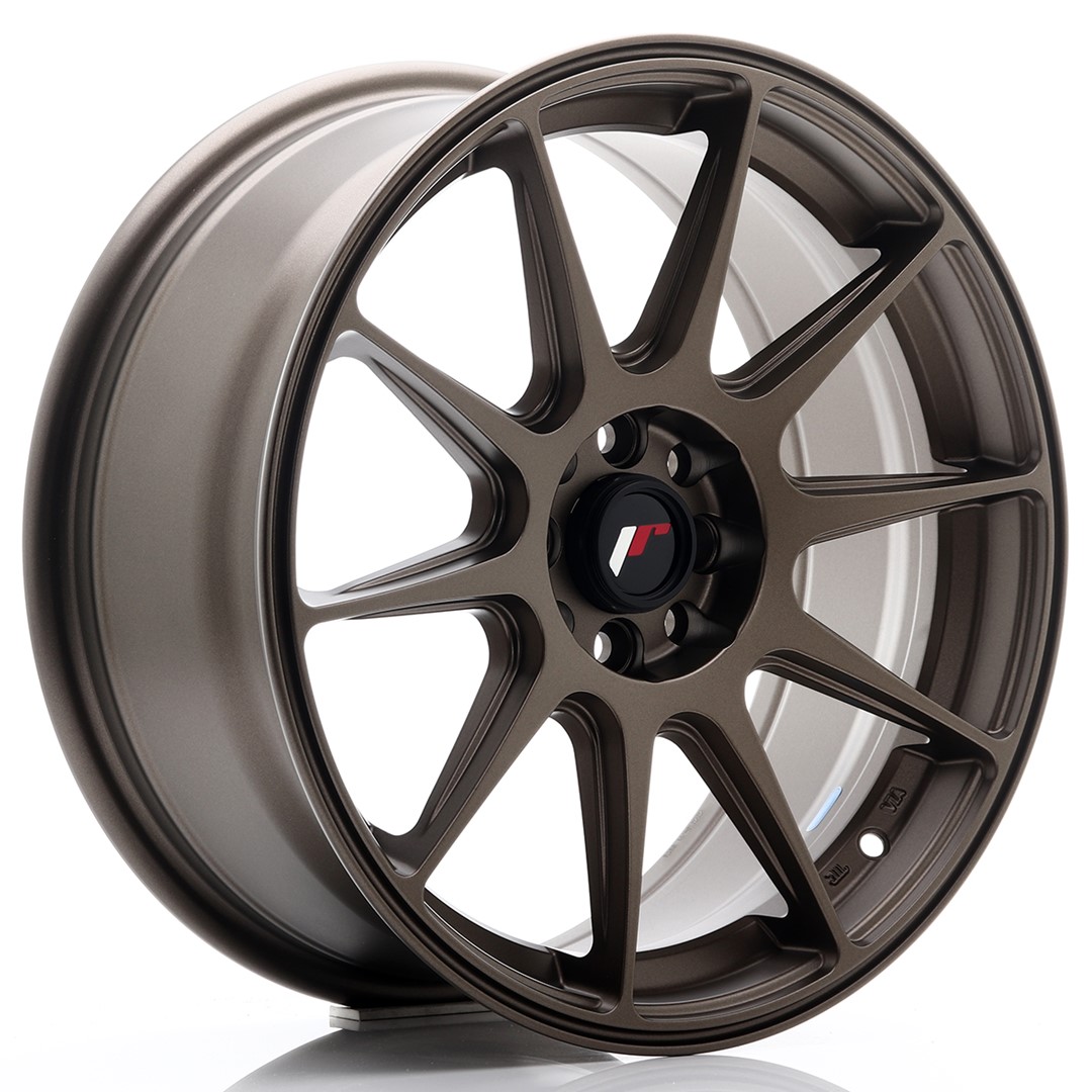 Image of JR-Wheels JR11 TWEEDE KANS Velgen 17 Inch 7.25J ET25 4x100,4x108 Flat Bronze