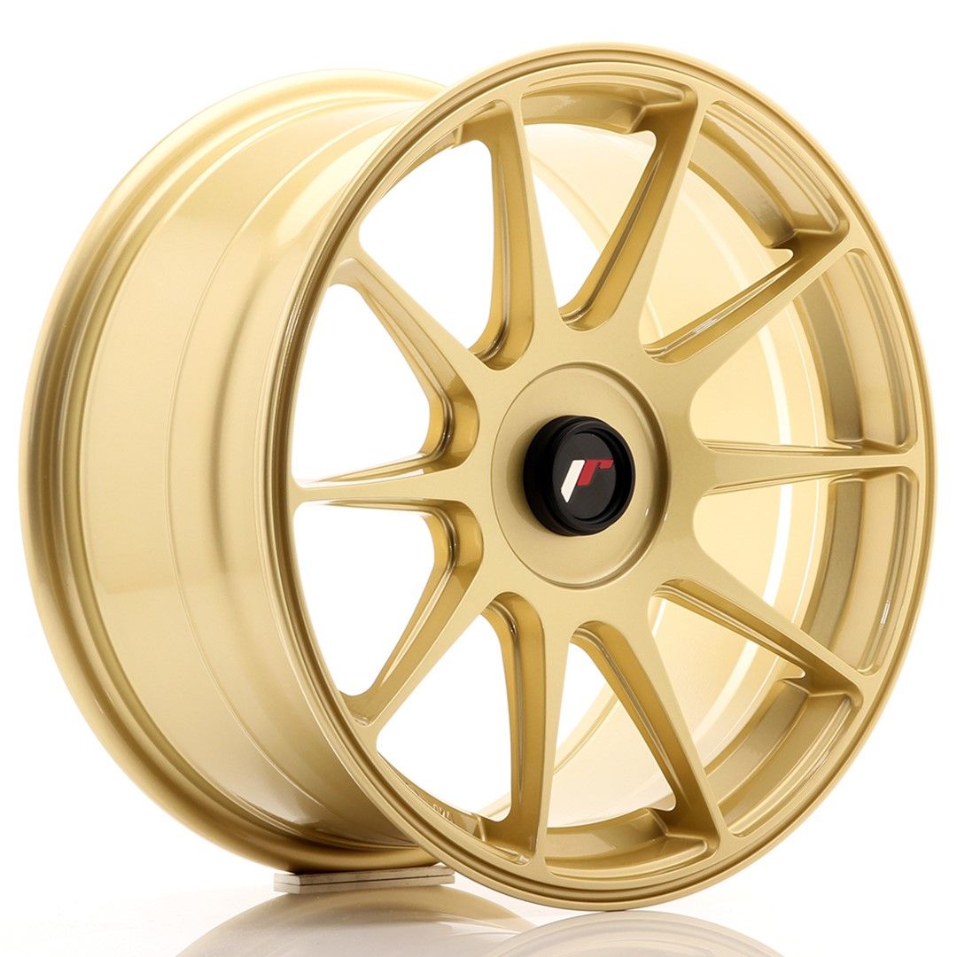 Image of JR-Wheels JR11 Velgen 17 Inch 8.25J ET35 Custom PCD Gold