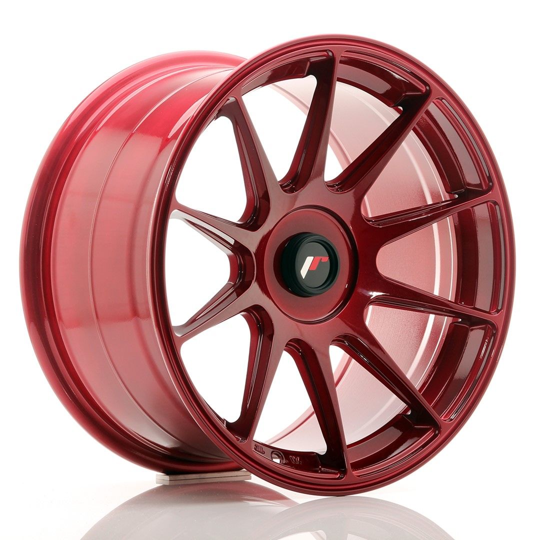 Image of JR-Wheels JR11 Velgen 17 Inch 9J ET25-35 Custom PCD Platinum Red