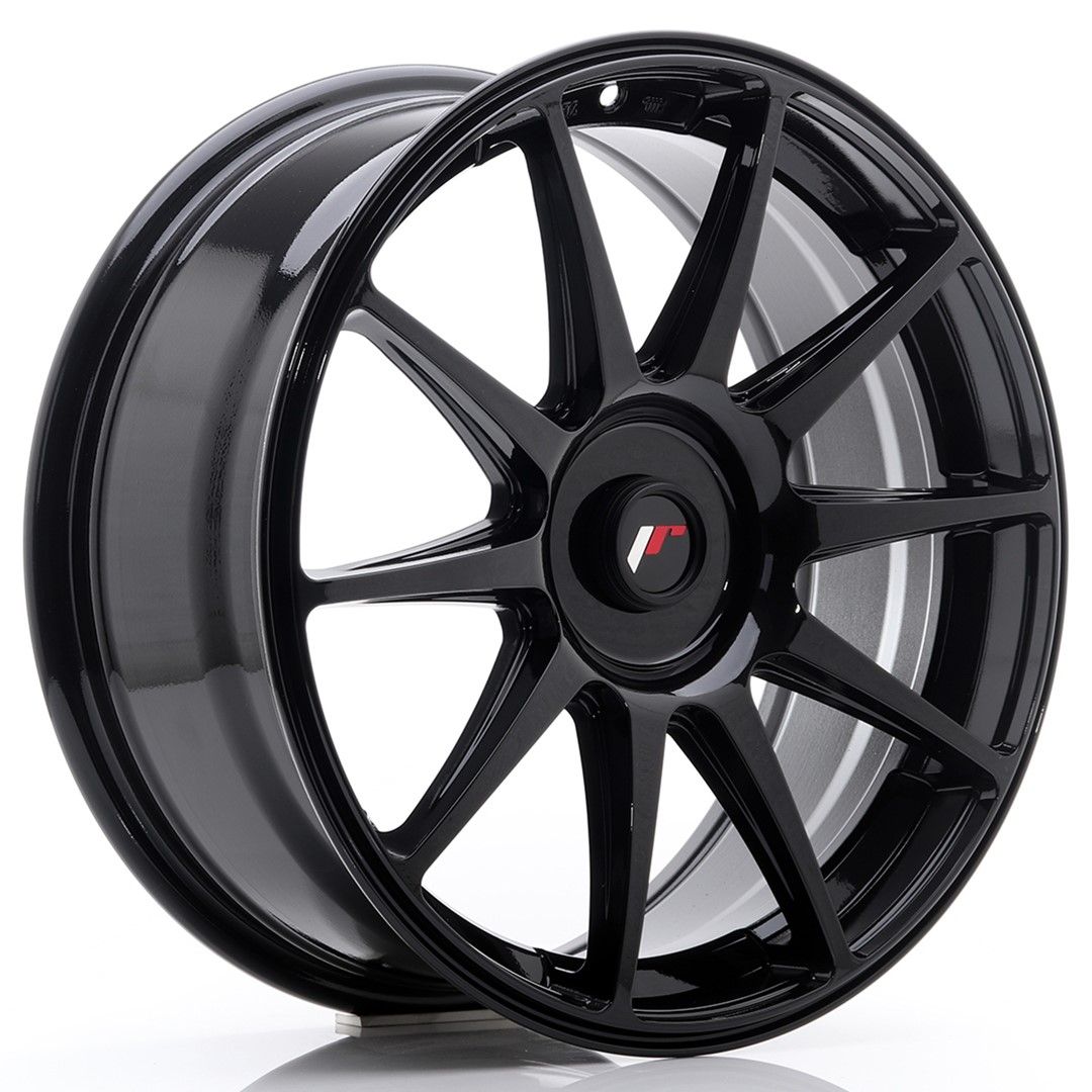 Image of JR-Wheels JR11 Velgen 18 Inch 7.5J ET35-40 Custom PCD Gloss Black