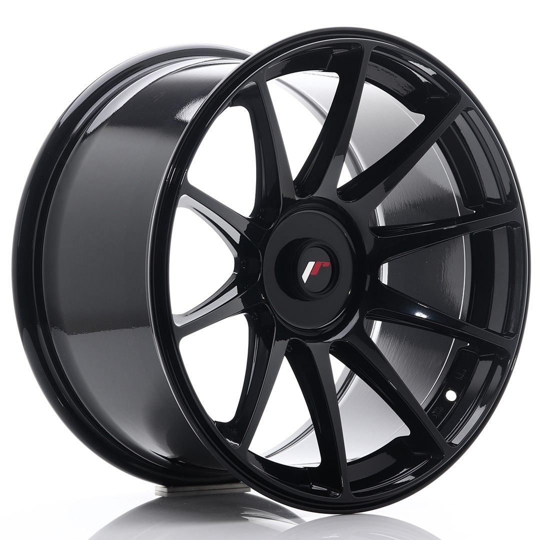 Image of JR-Wheels JR11 Velgen 18 Inch 9.5J ET20-30 Custom PCD Gloss Black