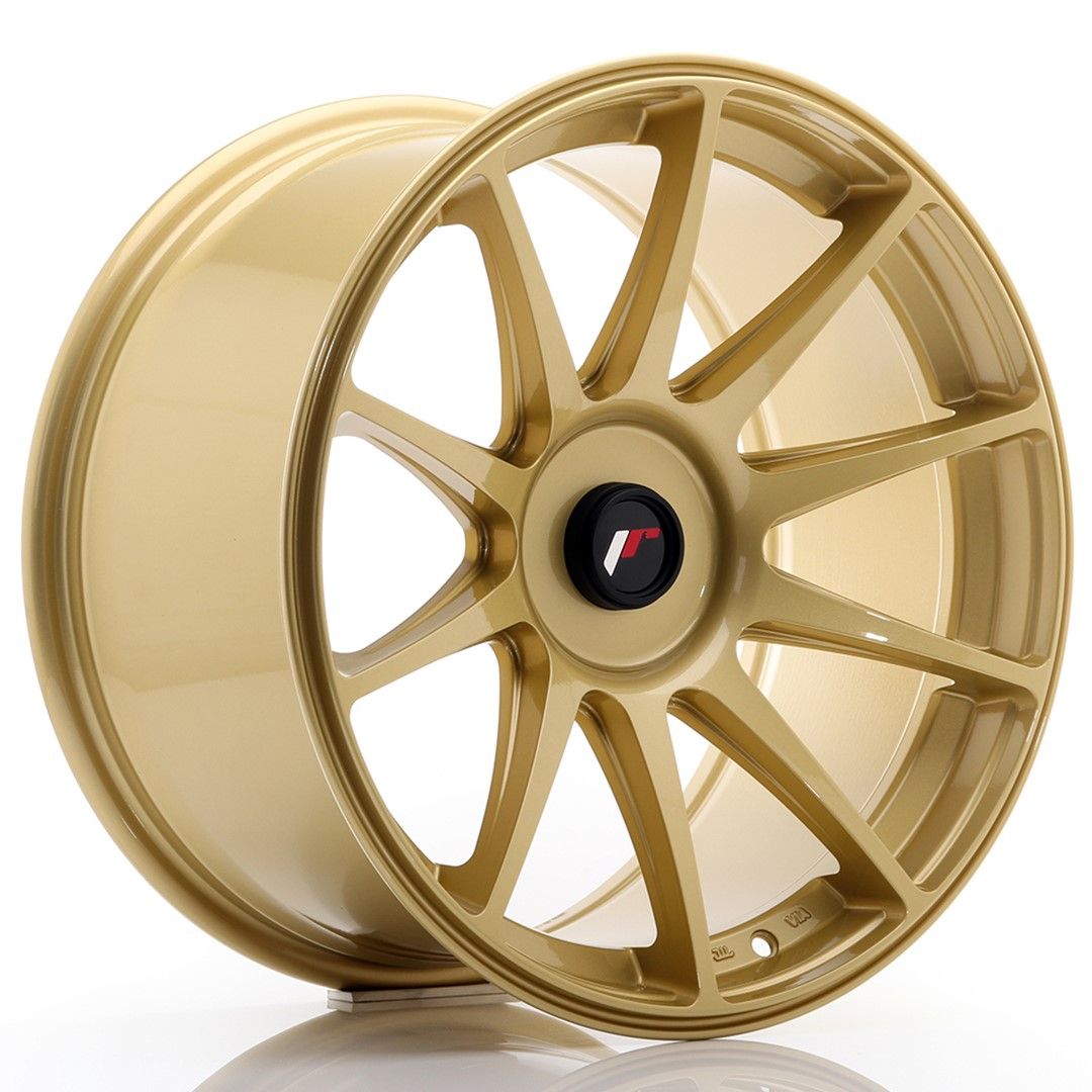 Image of JR-Wheels JR11 Velgen 18 Inch 9.5J ET20-30 Custom PCD Gold
