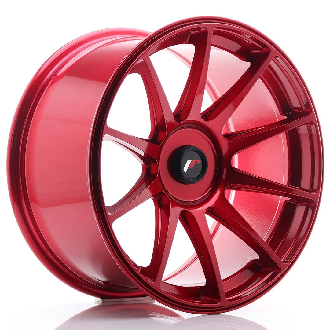 Image of JR-Wheels JR11 Velgen 18 Inch 9.5J ET20-30 Custom PCD Platinum Red