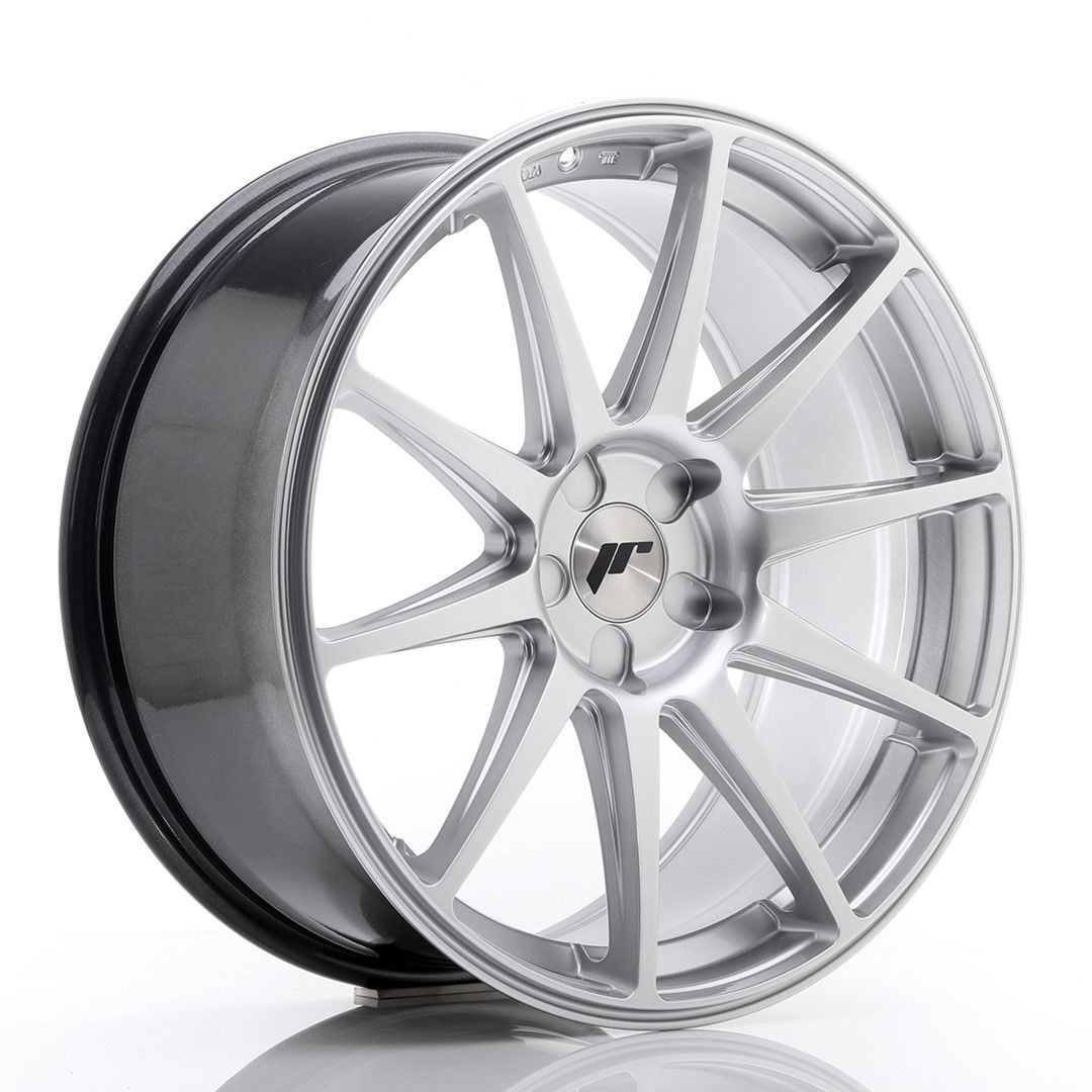 Image of JR-Wheels JR11 Velgen 19 Inch 8.5J ET35-40 Custom PCD Hyper Silver
