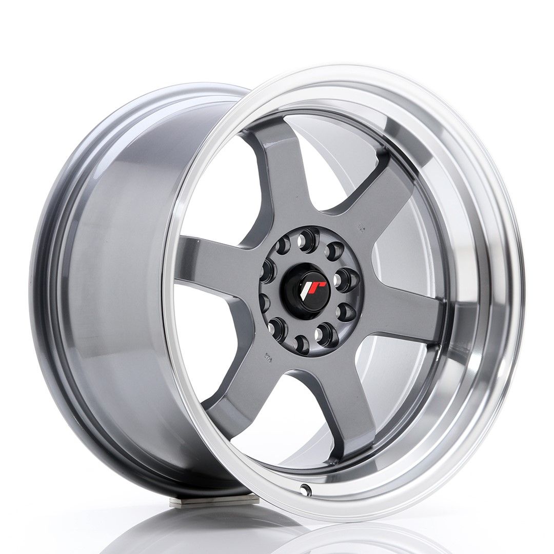 Image of JR-Wheels JR12 Velgen 18 Inch 10J ET20 5x114.3,5x120 Gun Metal Machined Lip