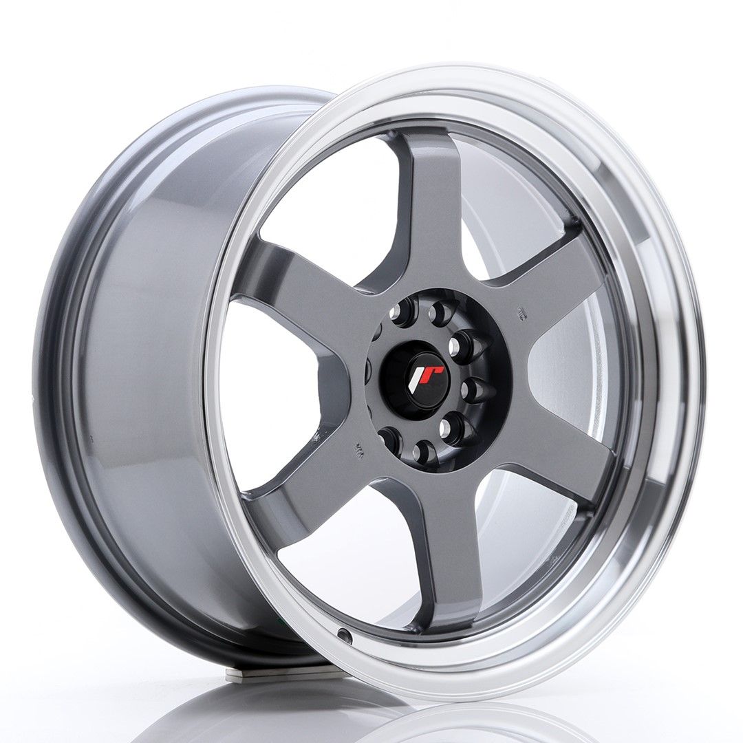 Image of JR-Wheels JR12 Velgen 18 Inch 9J ET25 5x114.3,5x120 Gun Metal Machined Lip