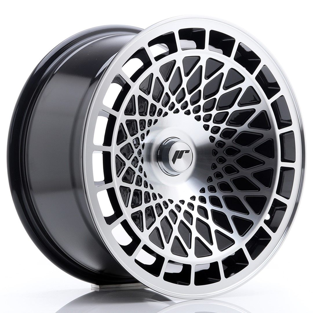 Image of JR-Wheels JR14 Velgen 17 Inch 8.5J ET15 Custom PCD Gloss Black Machined Face