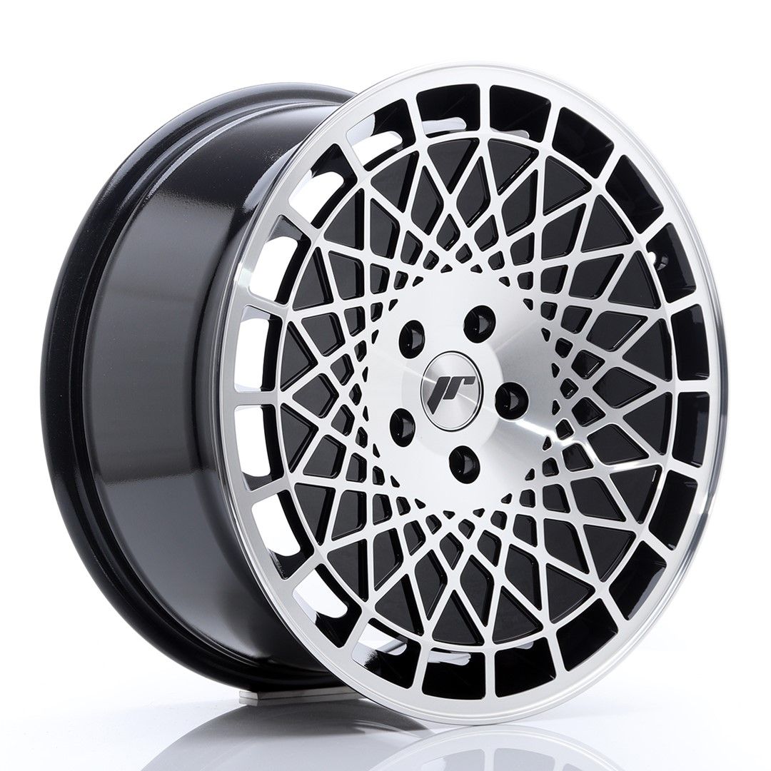 Image of JR-Wheels JR14 Velgen 18 Inch 8.5J ET40 5x114.3 Gloss Black Machined Face