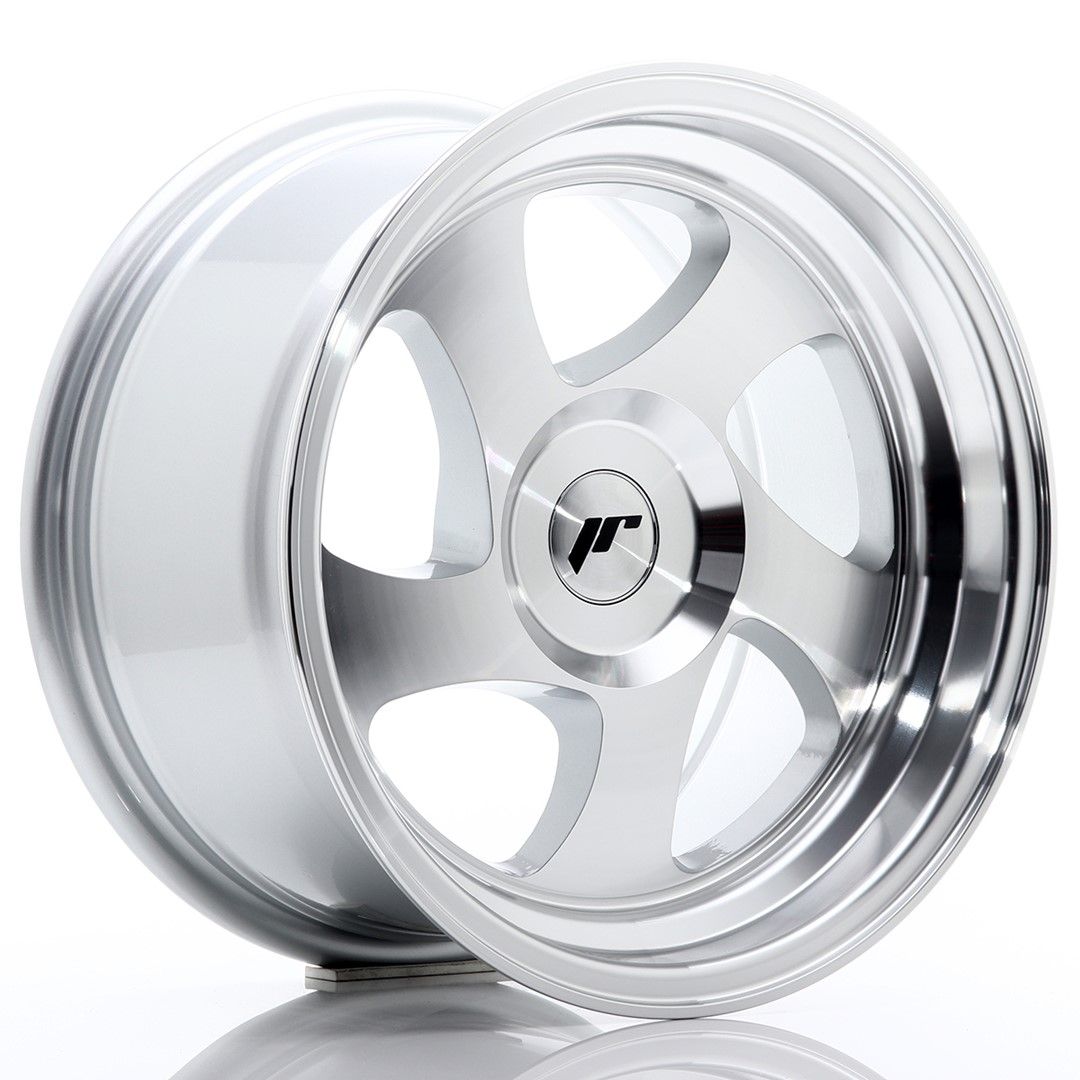 Image of JR-Wheels JR15 Velgen 15 Inch 8J ET20 Custom PCD Silver Machined Face