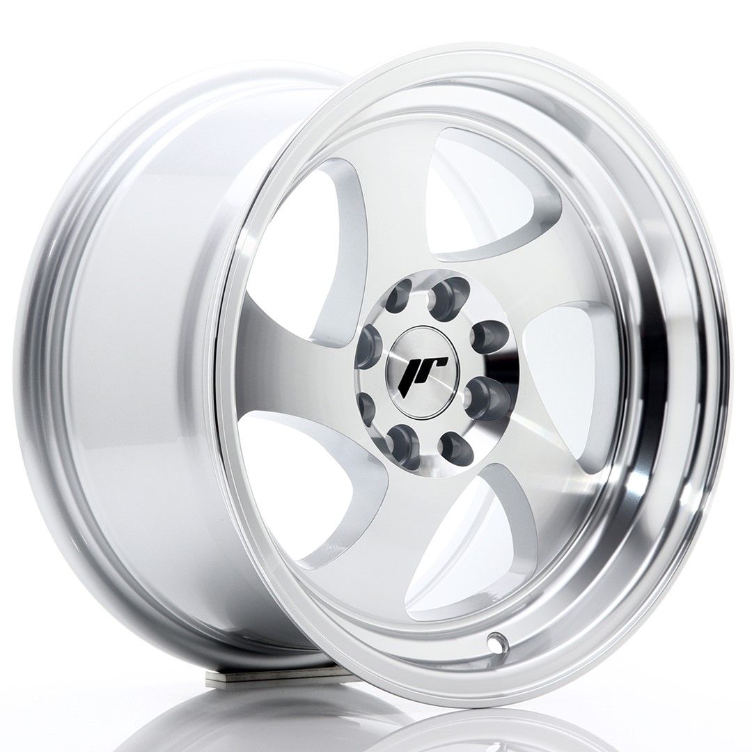 Image of JR-Wheels JR15 Velgen 15 Inch 8J ET20 4x100,4x108 Silver Machined Face