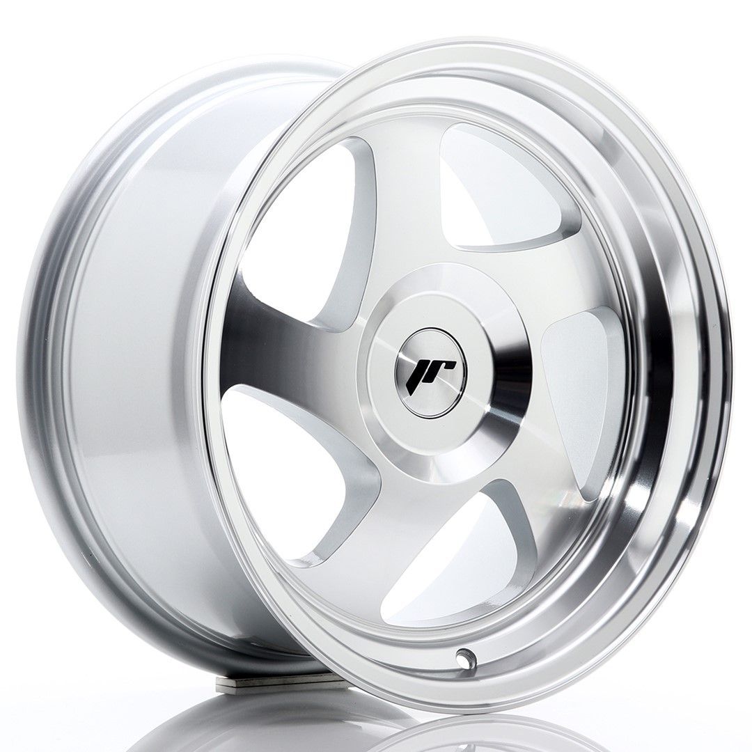 Image of JR-Wheels JR15 Velgen 16 Inch 8J ET25 Custom PCD Silver Machined Face