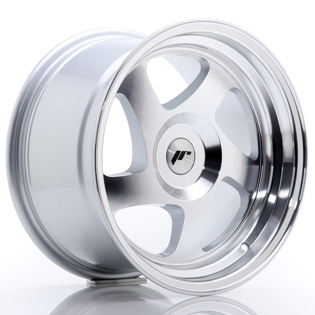 Image of JR-Wheels JR15 Velgen 16 Inch 9J ET20 Custom PCD Silver Machined Face
