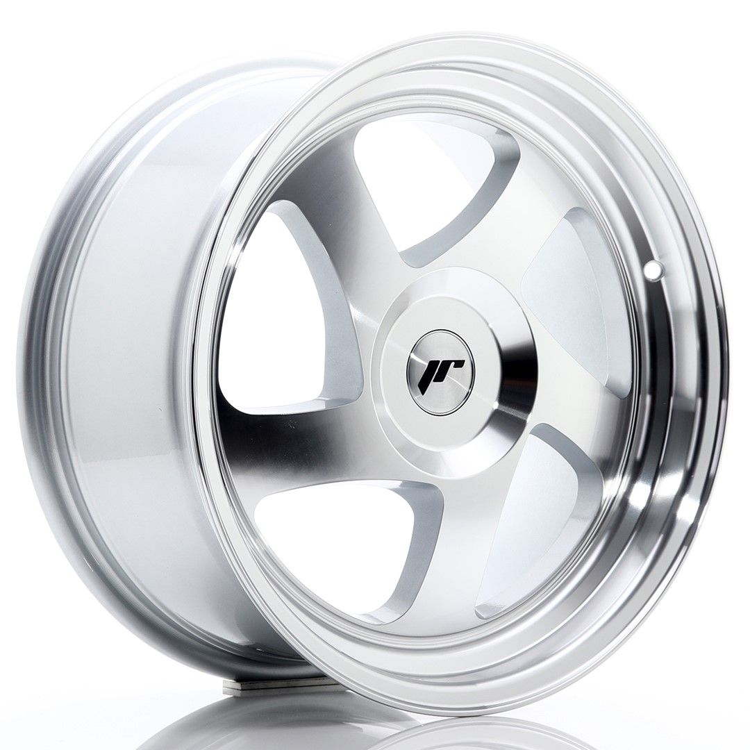 Image of JR-Wheels JR15 Velgen 17 Inch 8J ET35 Custom PCD Silver Machined Face