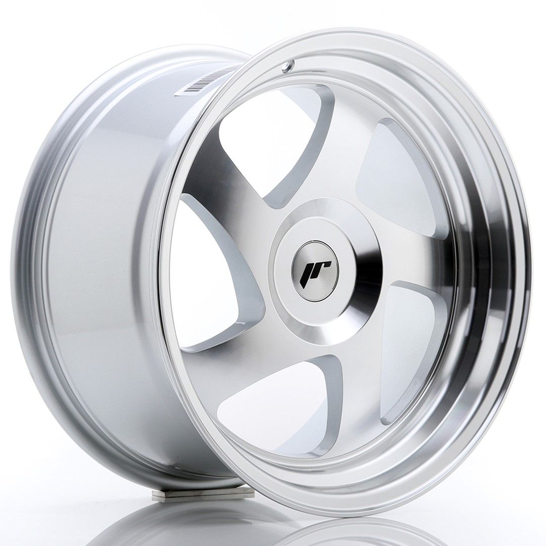 Image of JR-Wheels JR15 Velgen 17 Inch 9J ET25 Custom PCD Silver Machined Face