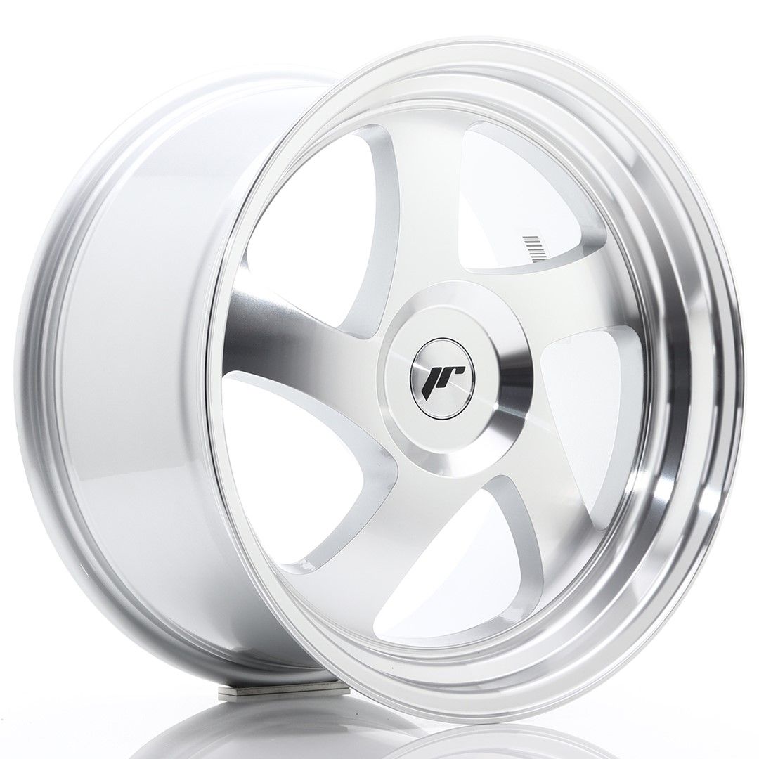 Image of JR-Wheels JR15 Velgen 18 Inch 9.5J ET20-40 Custom PCD Silver Machined Face