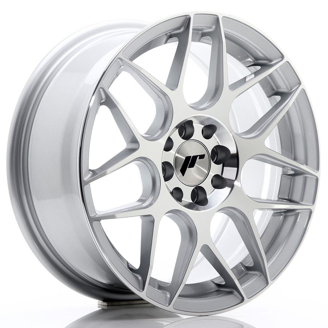 Image of JR-Wheels JR18 Velgen 16 Inch 7J ET35 4x100,4x114.3 Silver Machined Face