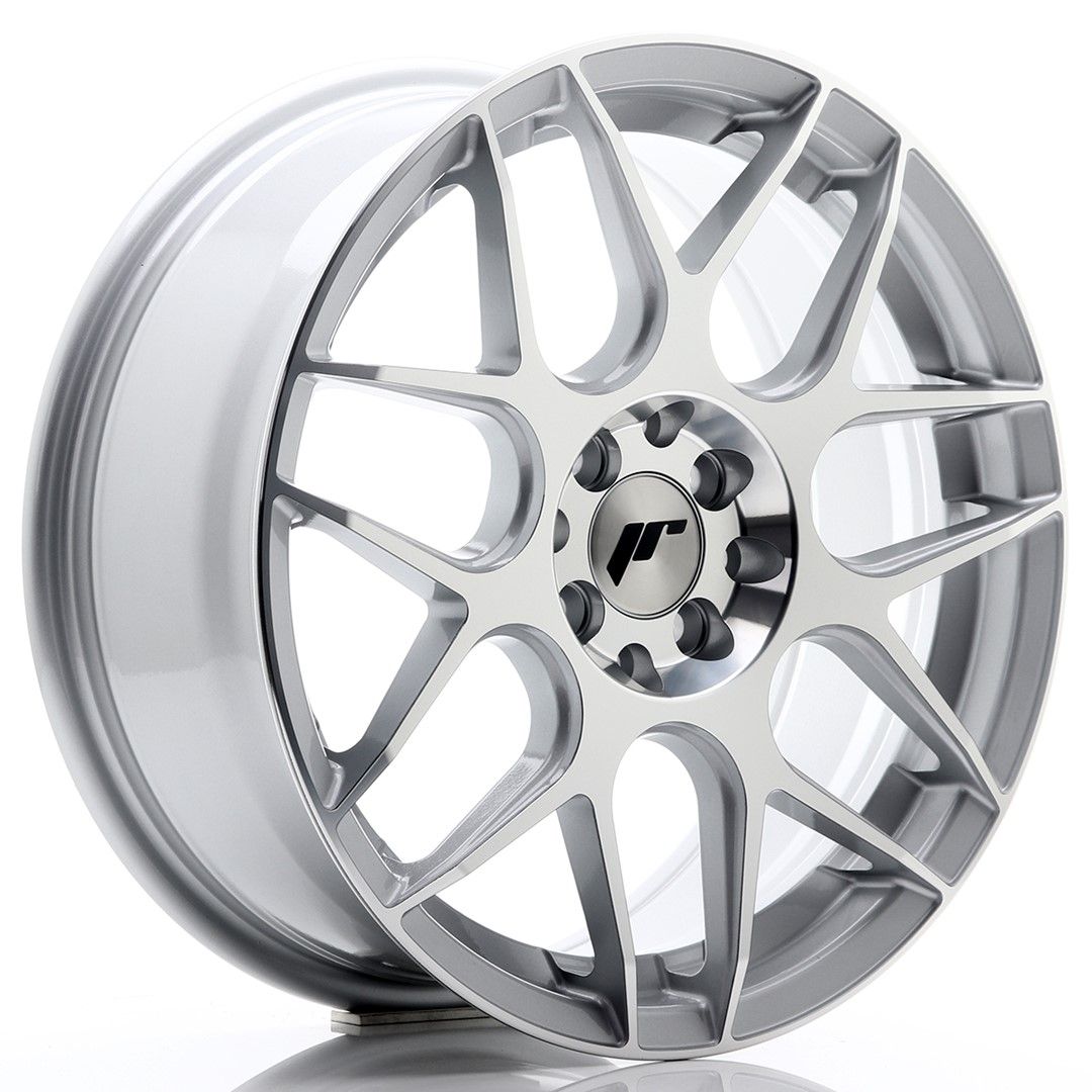 Image of JR-Wheels JR18 Velgen 17 Inch 7J ET40 4x100,4x114.3 Silver Machined Face