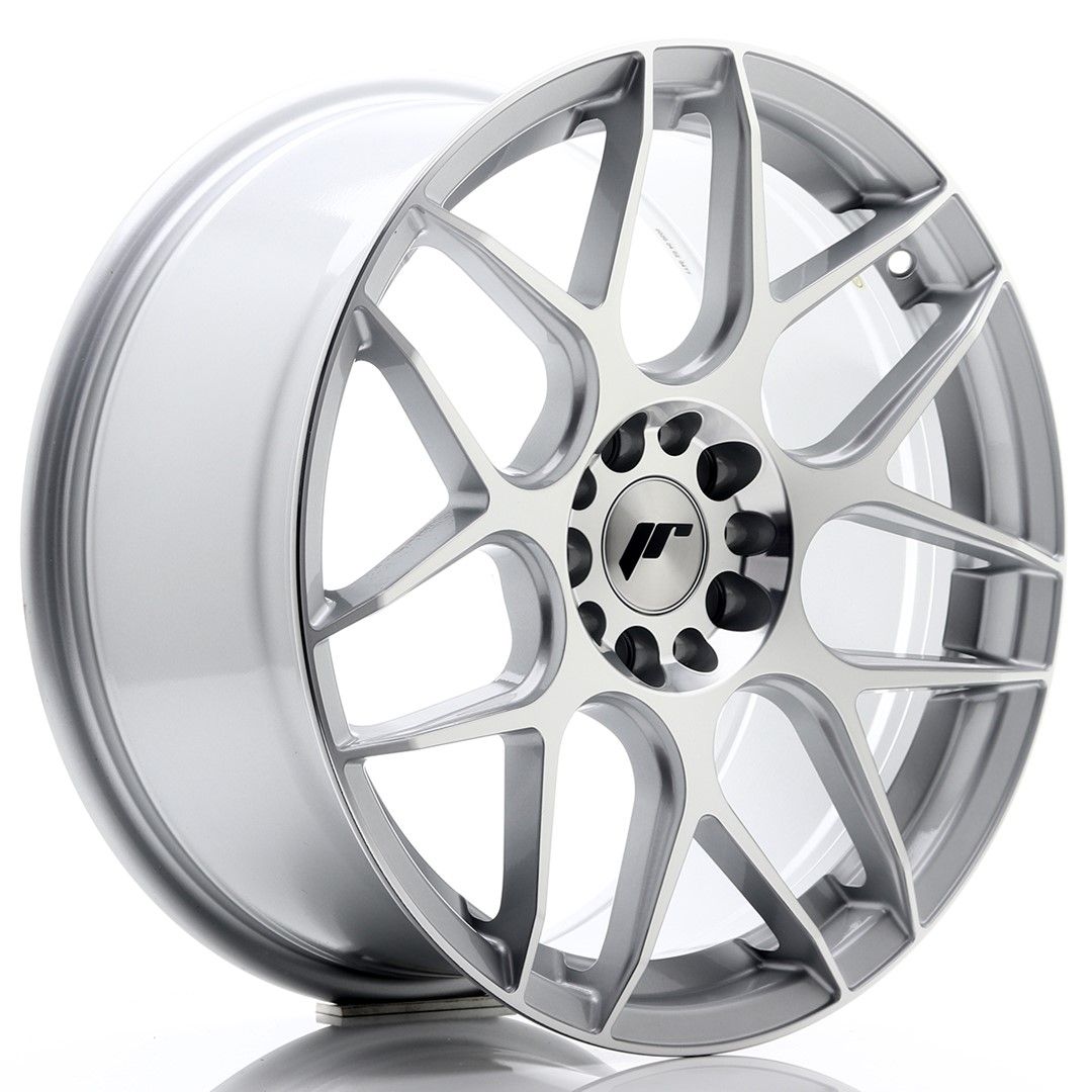 Image of JR-Wheels JR18 Velgen 18 Inch 8.5J ET40 5x112,5x114.3 Silver Machined Face